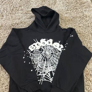 Spider black OG web hoodie(MEDIUM)